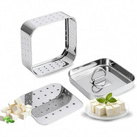 Stainless Steel Paneer Maker Mould with Lid