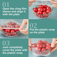 Reusable Elastic Food Storage Covers( Pack of 200)