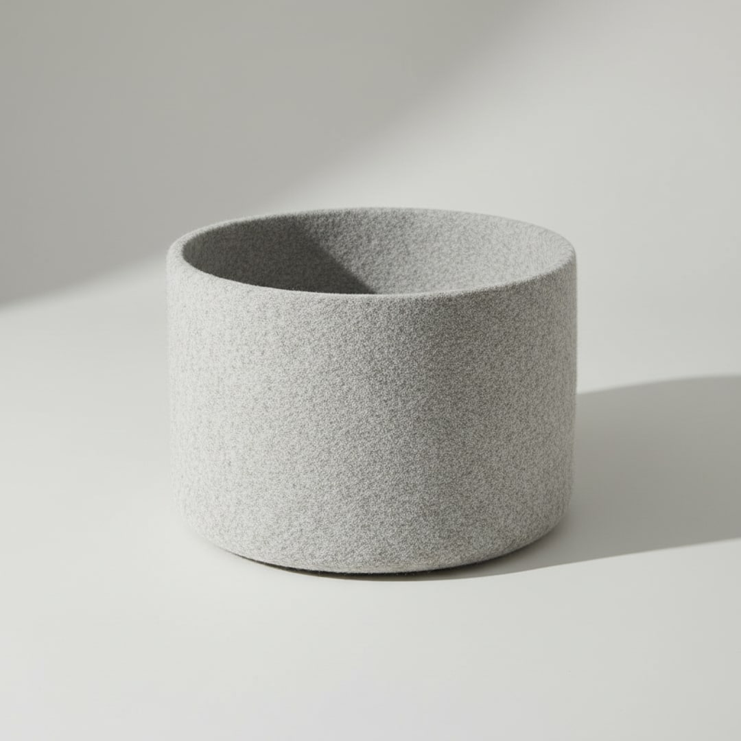 Vilten mand, rond