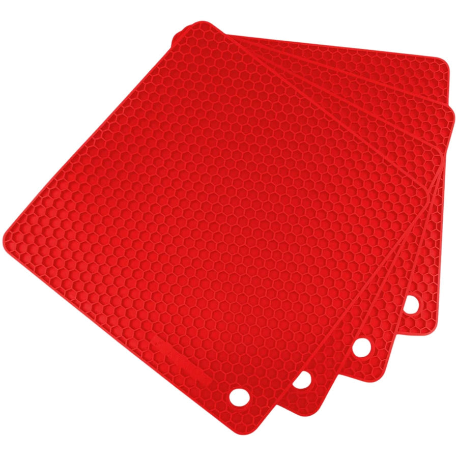 Silicone panonderzetter-set, 4 stuks