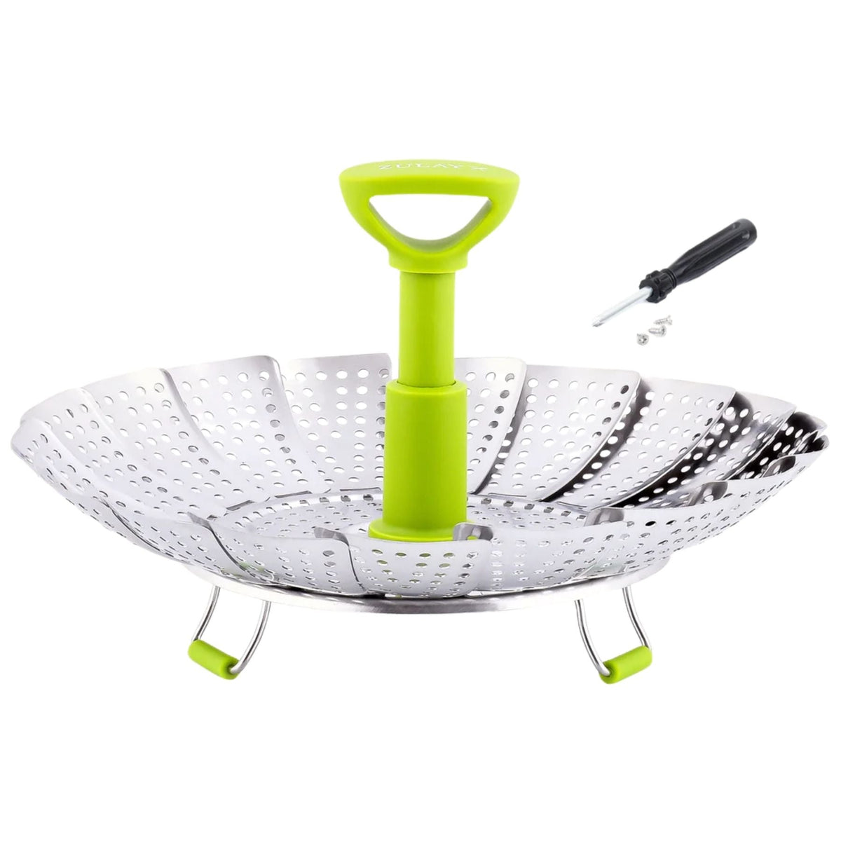 Silicone stoommand voor pan, opvouwbaar