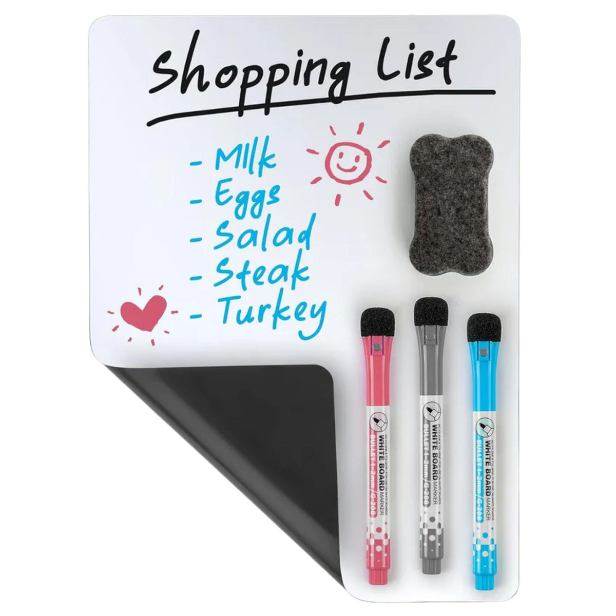 Magnetisch whiteboard voor koelkast, 30 × 20 cm
